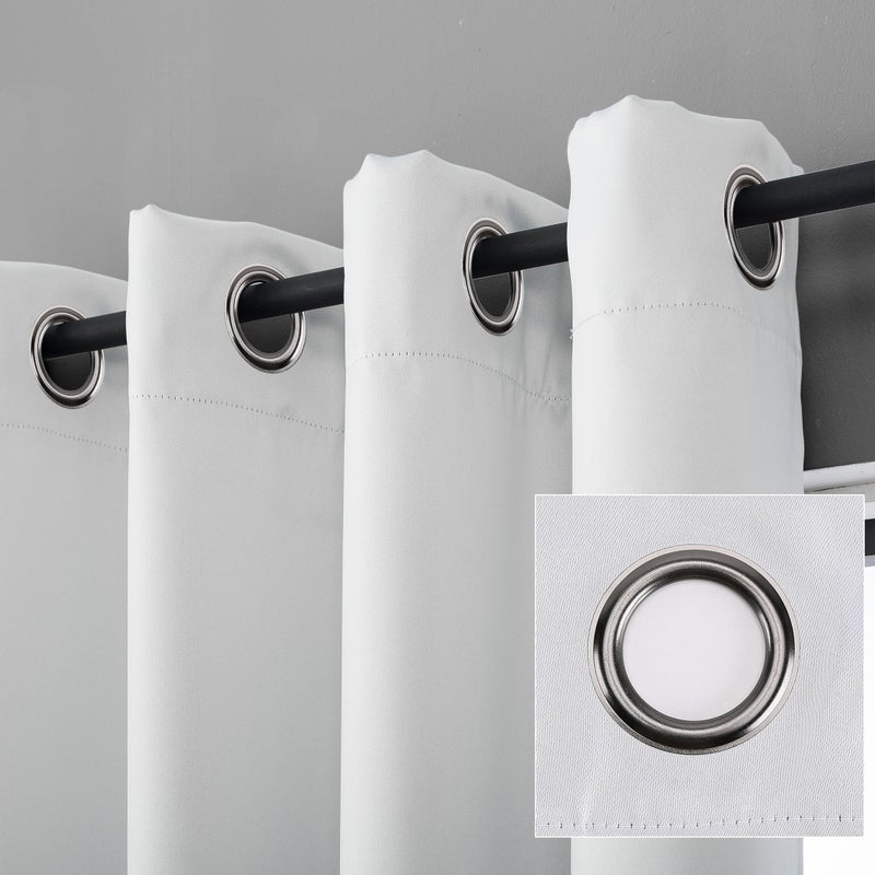 Sun Zero ستارة صن زيرو نوردك 2-pack بمستوى مسرحي 100% حجب كامل، 52" x 63"، لؤلؤي - Image 3
